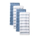 KitchenAid Albany Kitchen Towel, Set of 4 - Blue Velvet
