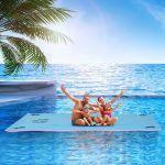 HOMCOM 16.5�� x 5�� Foam Floating Water Pool Pad Mat