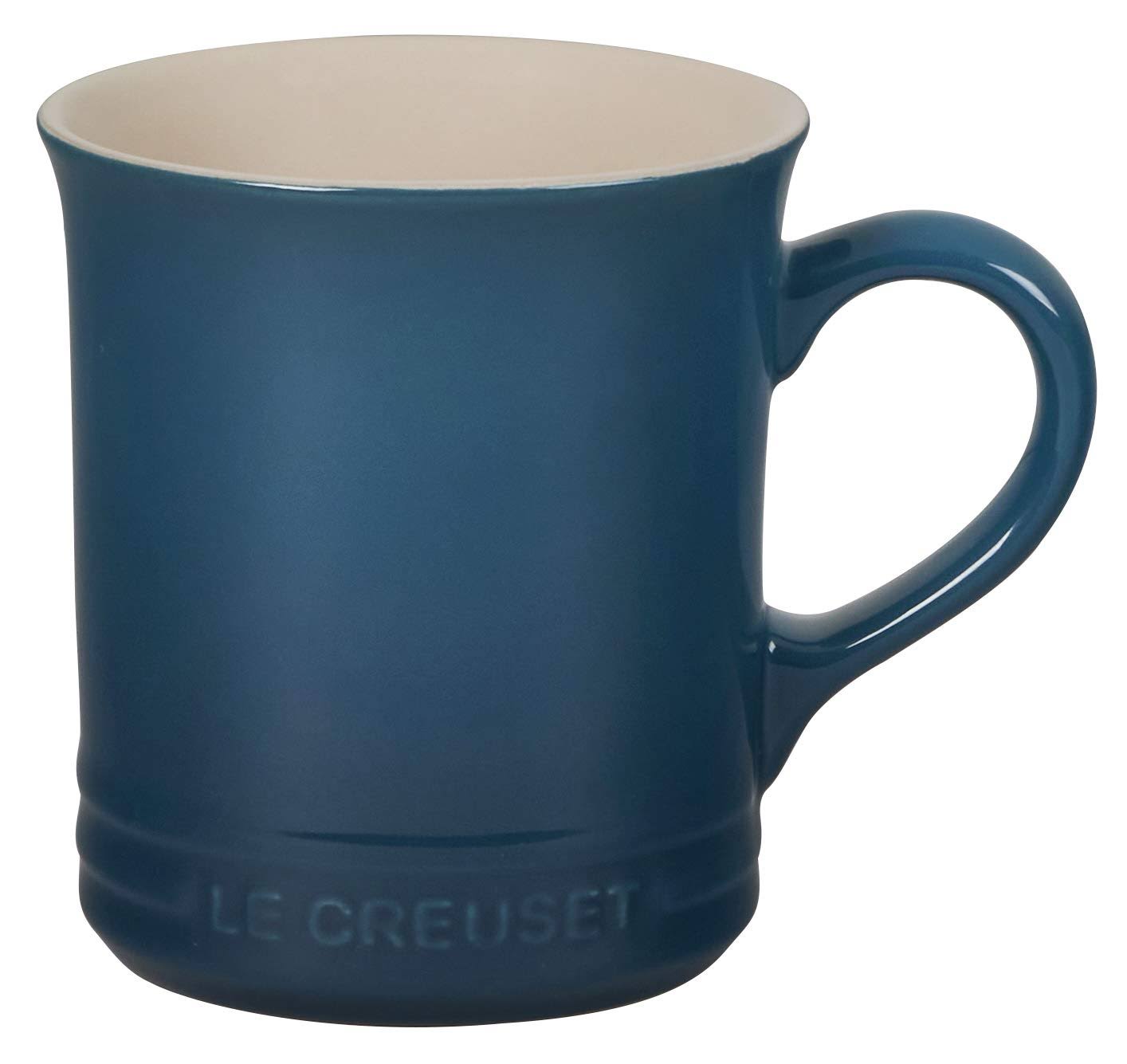 2e235136d98948bc21bbae4fa9574435423bcbb10fd5746693e7cedc239d5781.jpg Le Creuset Mug - Deep Teal - Image 1