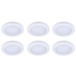 Elitco Lighting 6" 16.5W 3000K Disk Light - Pack of 6 | RN61530KDK-6PK