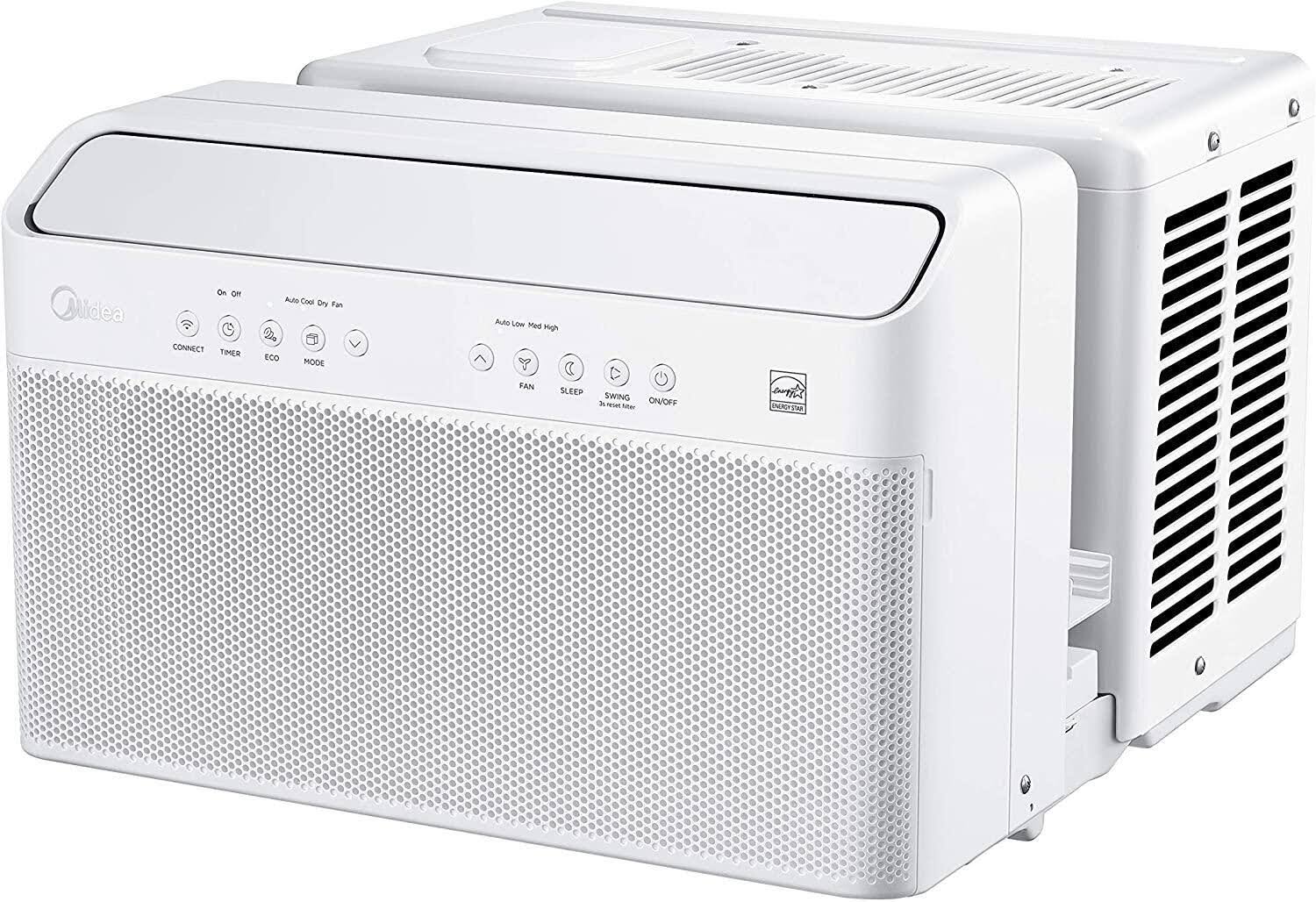 2e4a0aa66dee8f904c5c93e5673387301115ce31c38dded95942741d187aaeae.jpg Midea 12,000 BTU U-Shaped Smart Inverter Window Air Conditioner - Image 1