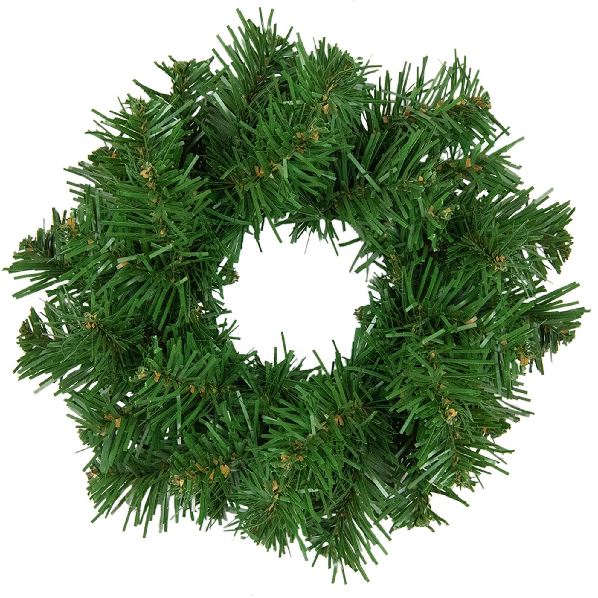 2e4ae4dae4ec1364d488bedc90ddf3cc324ed883a19e7ae167db62e34d8ec6e9.jpg Northlight Deluxe Dorchester Pine Artificial Christmas Wreath, 6-Inch, Unlit, Green - Image 1