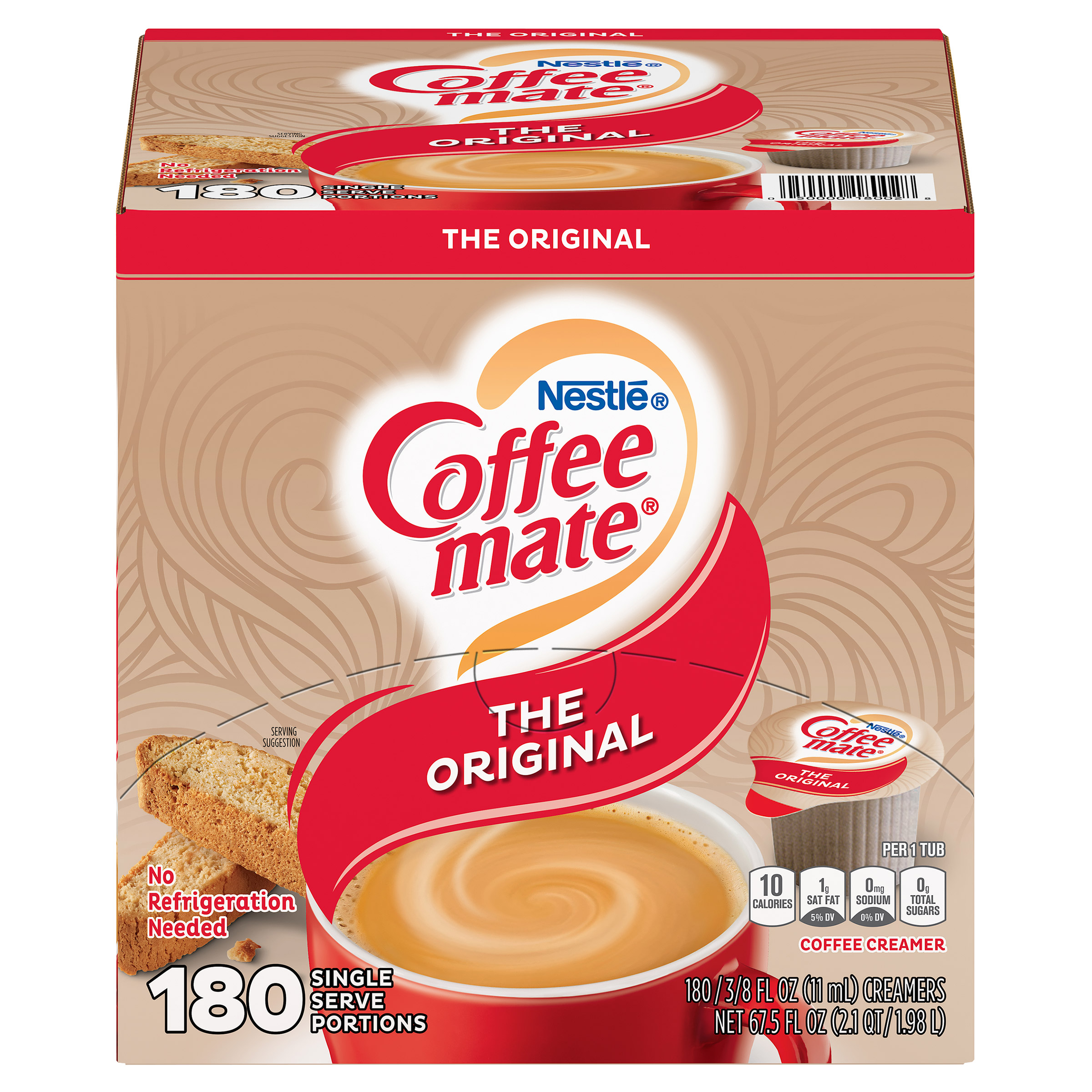 2e5dc070923bc5fa396f1054d696da101aada94b13ce4cdda08906c23f67c294.jpg Nestlé Coffee - Mate Liquid Creamer, Original, 180 - Count - Image 1