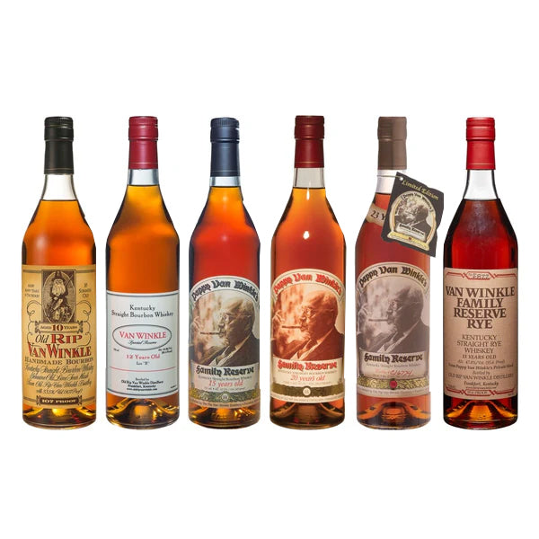 2e672c243a5e67d2416f0340547411e1de4846f473d50060eb3419f6ccf6c36a.jpg Pappy Van Winkle Full Lineup Collection Bundle - Image 1