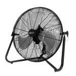 Commercial Electric 20 in. 3-Speed High Velocity Floor Fan, Black