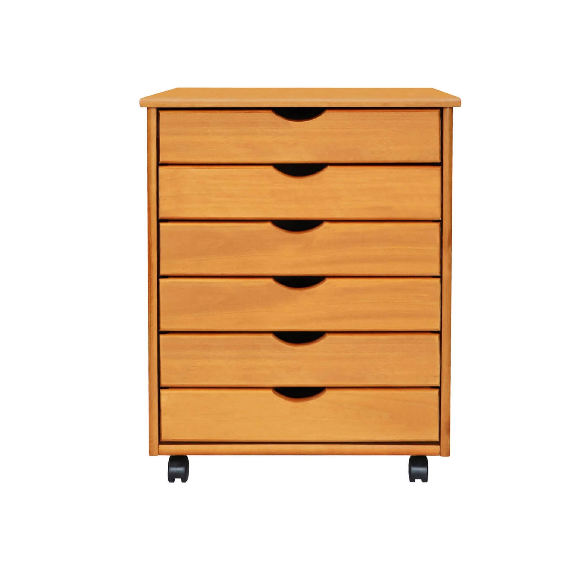 2e74ca4a456a4b21bc181138d60b1ee30855d648618e7d840fca441eb50e068c.jpg Adeptus 6 Drawer Wide Roll Cart - Image 1