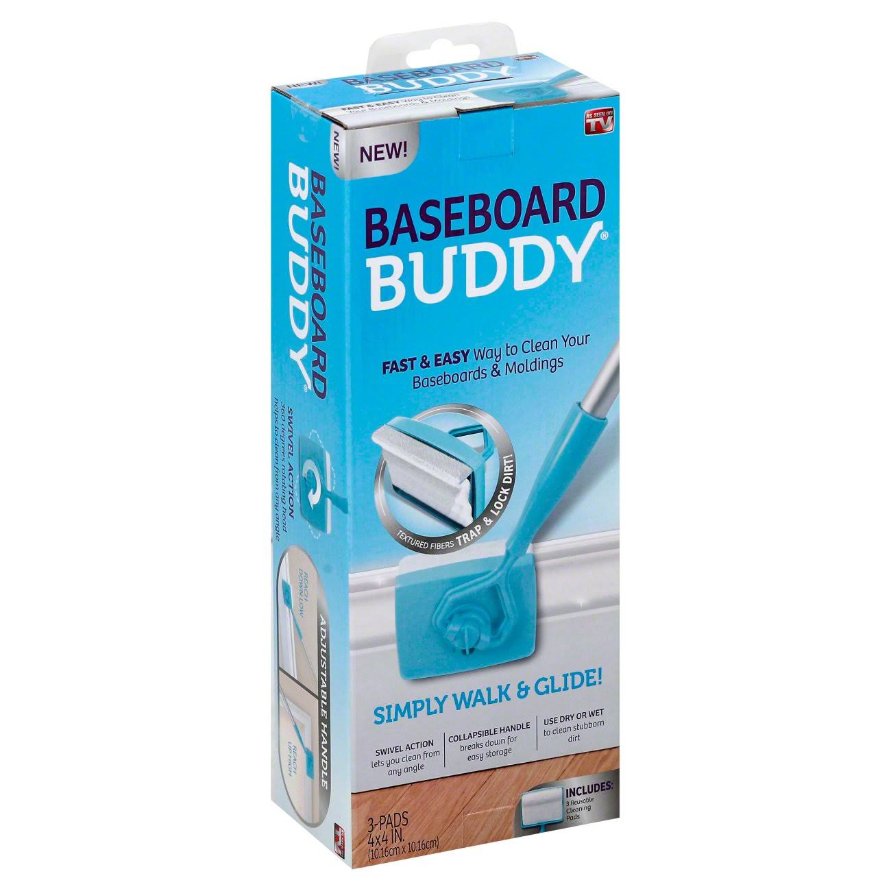 2ea061c647d0f6b64f1c06814ee45363f74e13536f80fb3301398720bcba5c7c.jpg Baseboard Buddy Cleaning Pads - 3-pads - Image 1