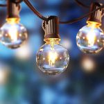 Better Home & Gardens Warm White Clear Glass Globe String Lights