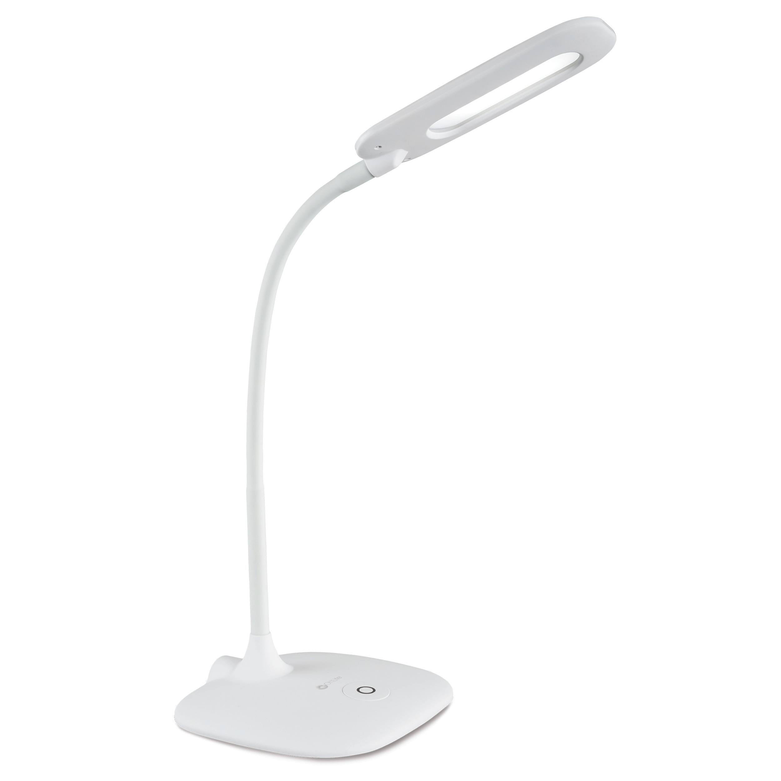 2ec5a66da44293eae7d50e57ea6c29c2920eb781daed253872f5fd16ac4dd109.jpg OttLite Soft Touch LED Desk Lamp - White - Image 1