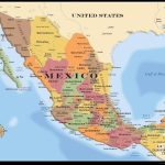 22" x 34" Map: Mexico Unframed Wall Poster - Trends International