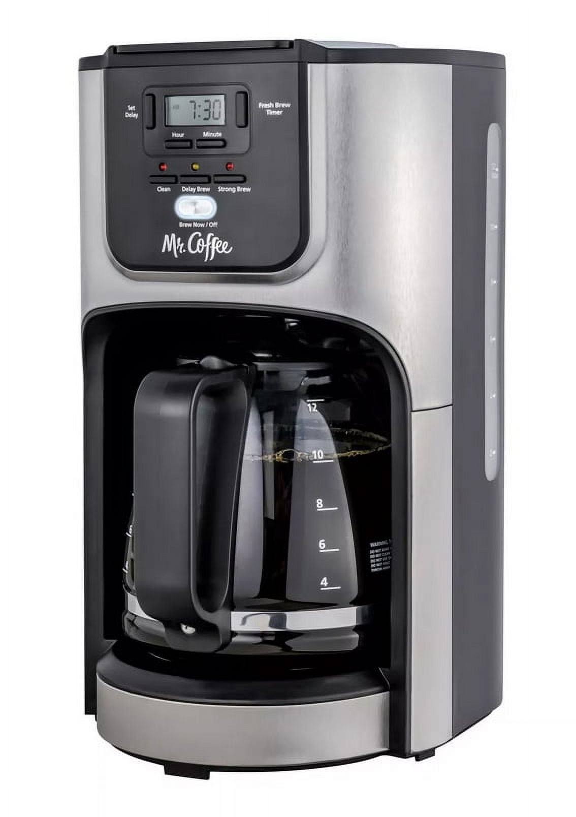 2ee8743d8e015eb1ea825256c6d37b4ea1663ad8f650945a015485cb88f1453e.jpg Mr. Coffee Rapid Brew 12 Cup Programmable Coffee Maker - Image 1