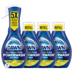 Dawn Platinum Powerwash Dish Spray, Dish Soap, Lemon Scent Refill, 16 oz, 3 Pack
