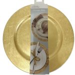 Way to Celebrate! Gold Round Charger Plate - 12 in
