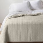 King Heavyweight Linen Blend Quilt Natural - Casaluna