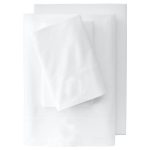 Lands' End Supima Flannel Sheet Set or 2-Pack Pillowcase Set, White, King Set