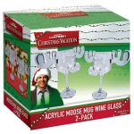 National Lampoons Christmas Vacation Moose Mug Wine Glass 2-Pack