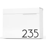 Black Wall Mounted Mailbox - Vsons Design - Modern Mailboxes 1411B