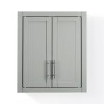 Savannah Wall Cabinet Gray - Crosley