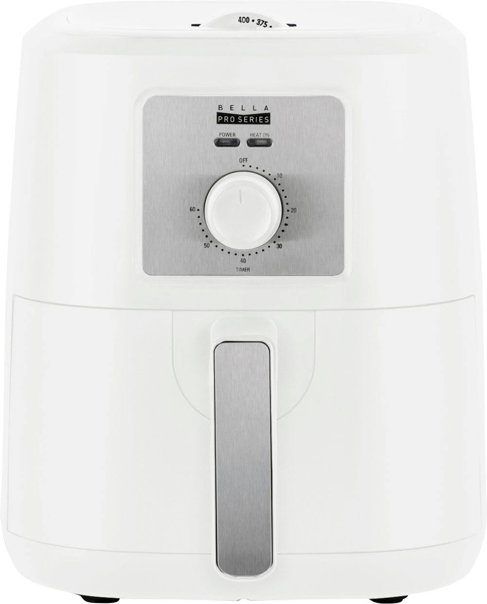 3025894fec6a5ffad4d760decbaa22f8a126ad6d6c2948889b6c448309ee60ca.jpg Bella Pro Series - 4.2-qt. Manual Air Fryer - White - Image 1