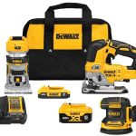 DeWalt DCK307D1P1 20V Max XR 3-Tool Woodworking 5.0Ah Combo Kit
