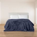 Berkshire Extra-Fluffy Recycled Blanket, Navy Blazer, King