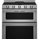 KitchenAid 30-Inch 5 Burner Gas Double Oven Convection Range KFGD500ESS - Stainless Steel
