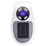 5 Core Programmable Space Heater, with LED Display Wall Outlet Electric Heater with Adjustable Thermostat PIH