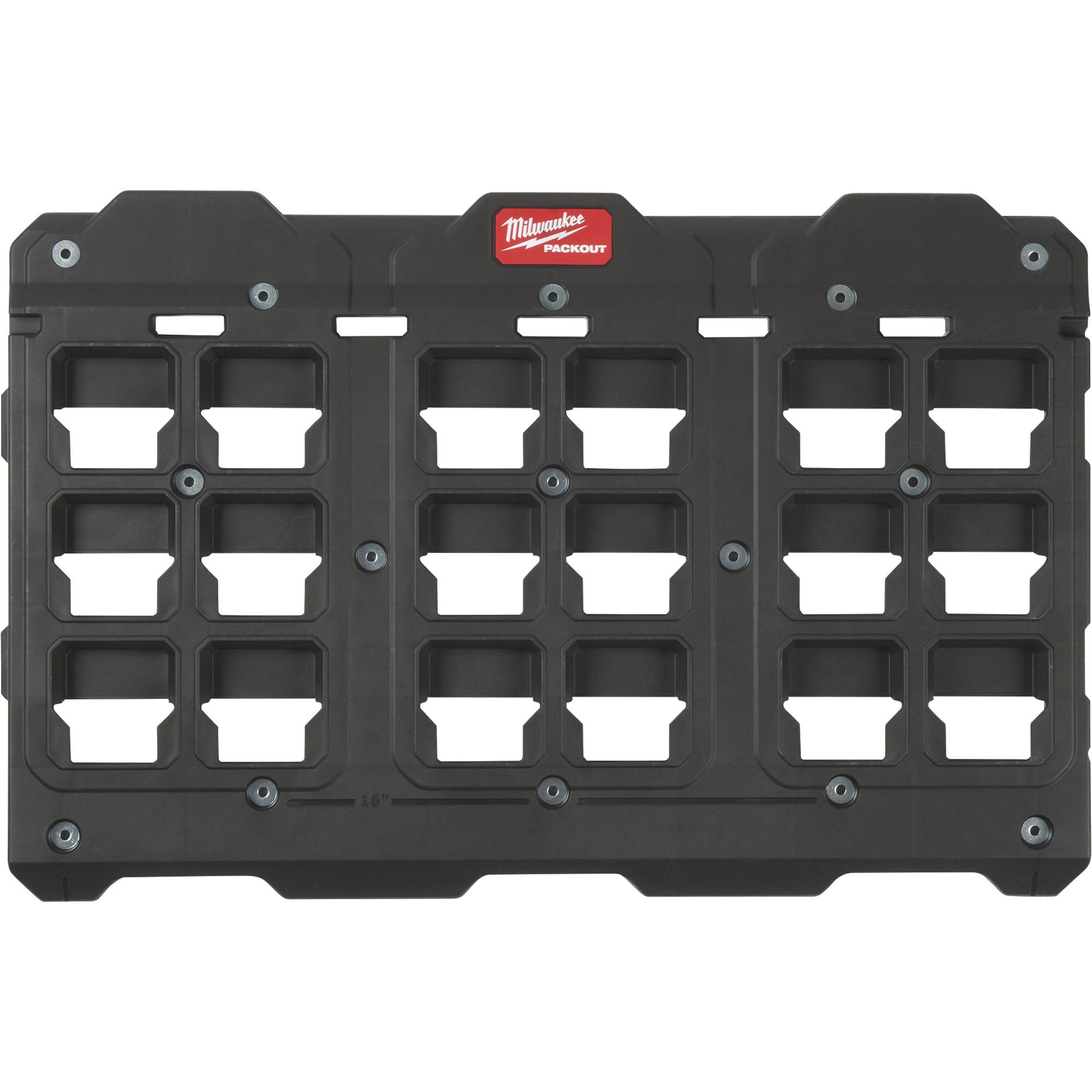 31590c720c987d51a5e9ef295718905651cdccf9e224508a1e908eb49906903f.jpg Milwaukee 48-22-8487 PACKOUT Large Wall Plate - Image 1