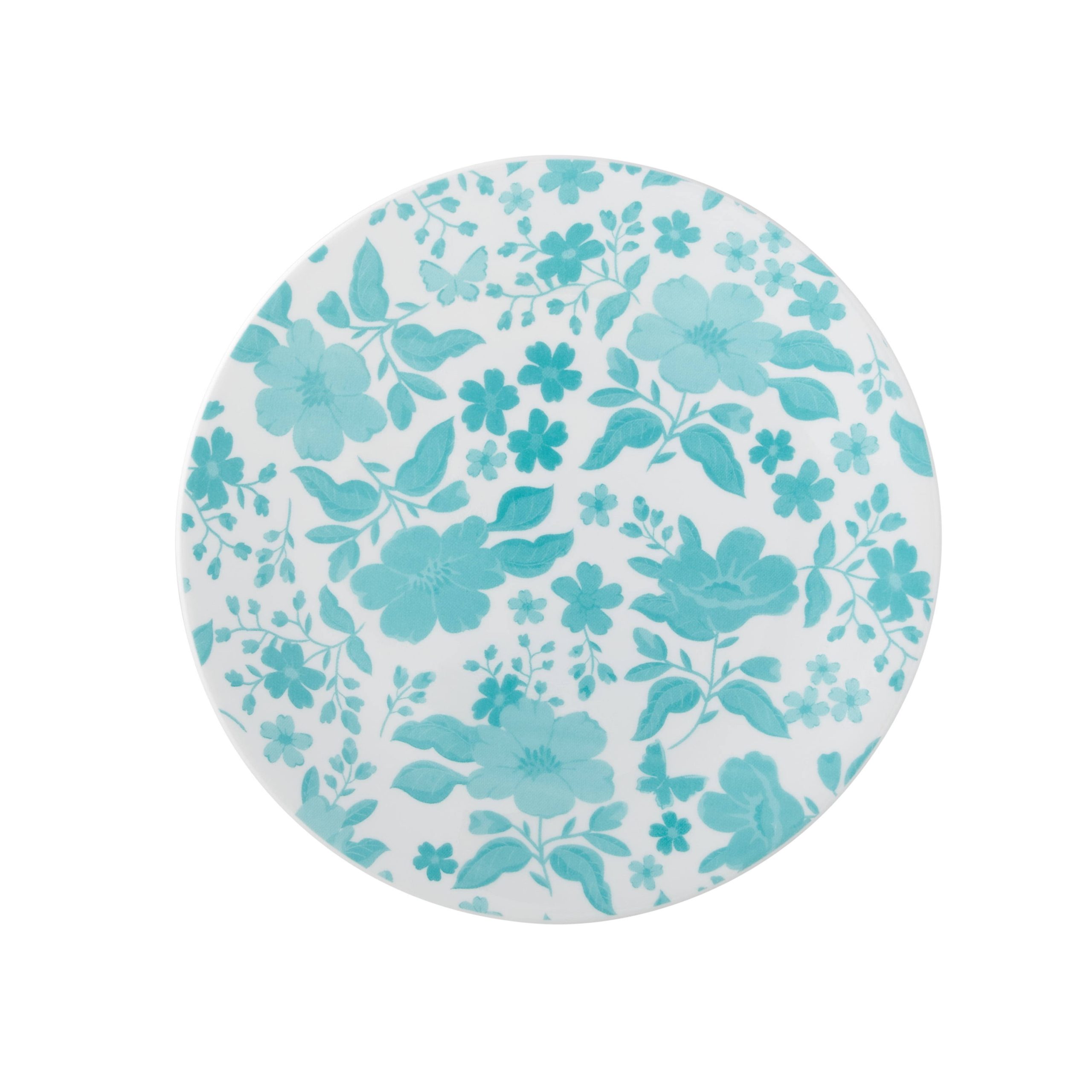 3189ab5fa16f89e908a3fc0f9d3226fa0ab2cc356c65664a3017e29fec352128.jpg The Pioneer Woman Evie Salad Plate Set - Teal - 1 Each - Image 1