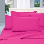 Elegant Comfort 1500 Thread Count Wrinkle & Fade Resistant Egyptian Quality Ultra Soft Luxurious 2-Piece Pillowcases, King size, Hot Pink