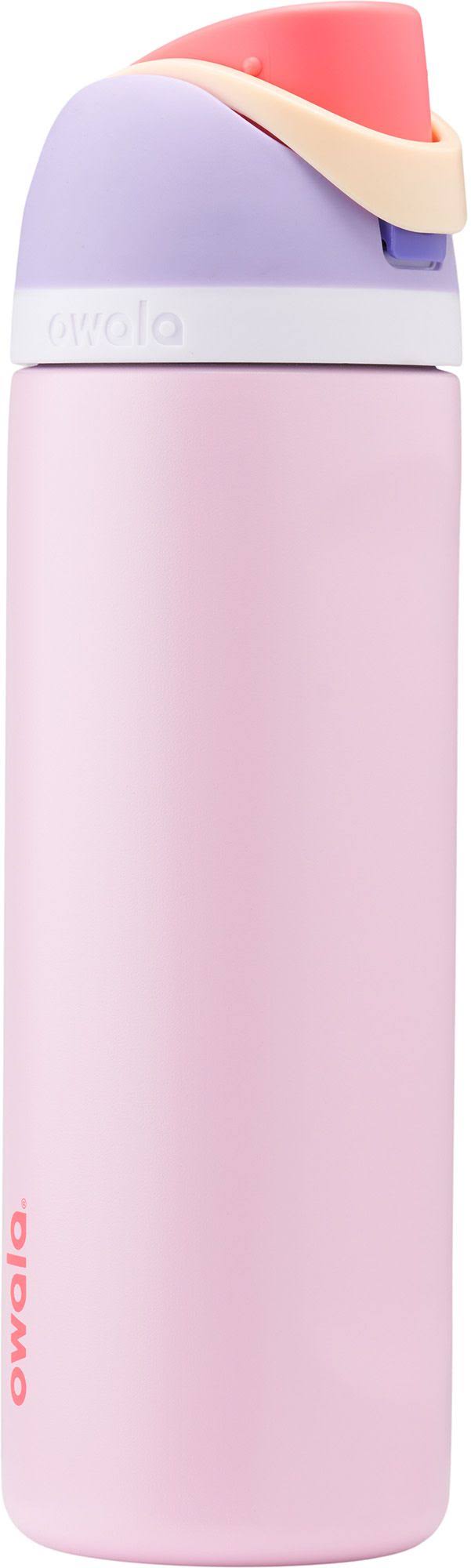 31add41e40979fe717348c54814a170553f3f7afd82577c856fa0b8e5123bfe2.jpg Owala 24 oz. FreeSip Stainless Steel Water Bottle, Pink - Image 1