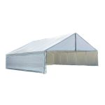 ShelterLogic 30 ft. White Canopy Enclosure Kit Size: 30 x 30-Feet