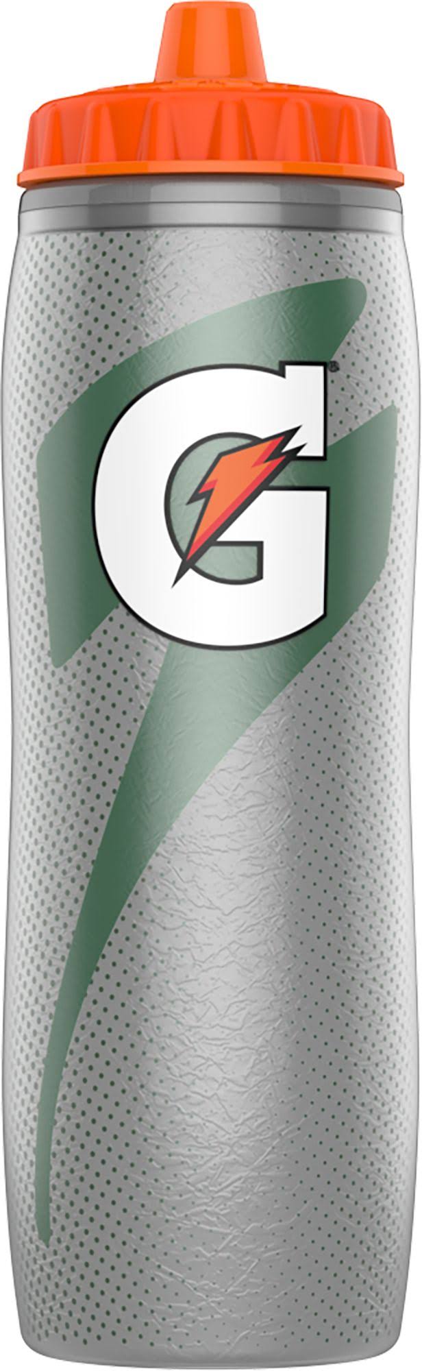 31ee24c45b533771d674e3b25507606ba003813f8f77c98eb904893ff8cd1702.jpg Gatorade 30oz Insulated Squeeze Water Bottle - Gray - Image 1