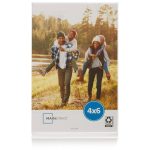 Mainstays 4x6 Vertical Bent Acrylic Tabletop Picture Frame, Size: 4 x 6