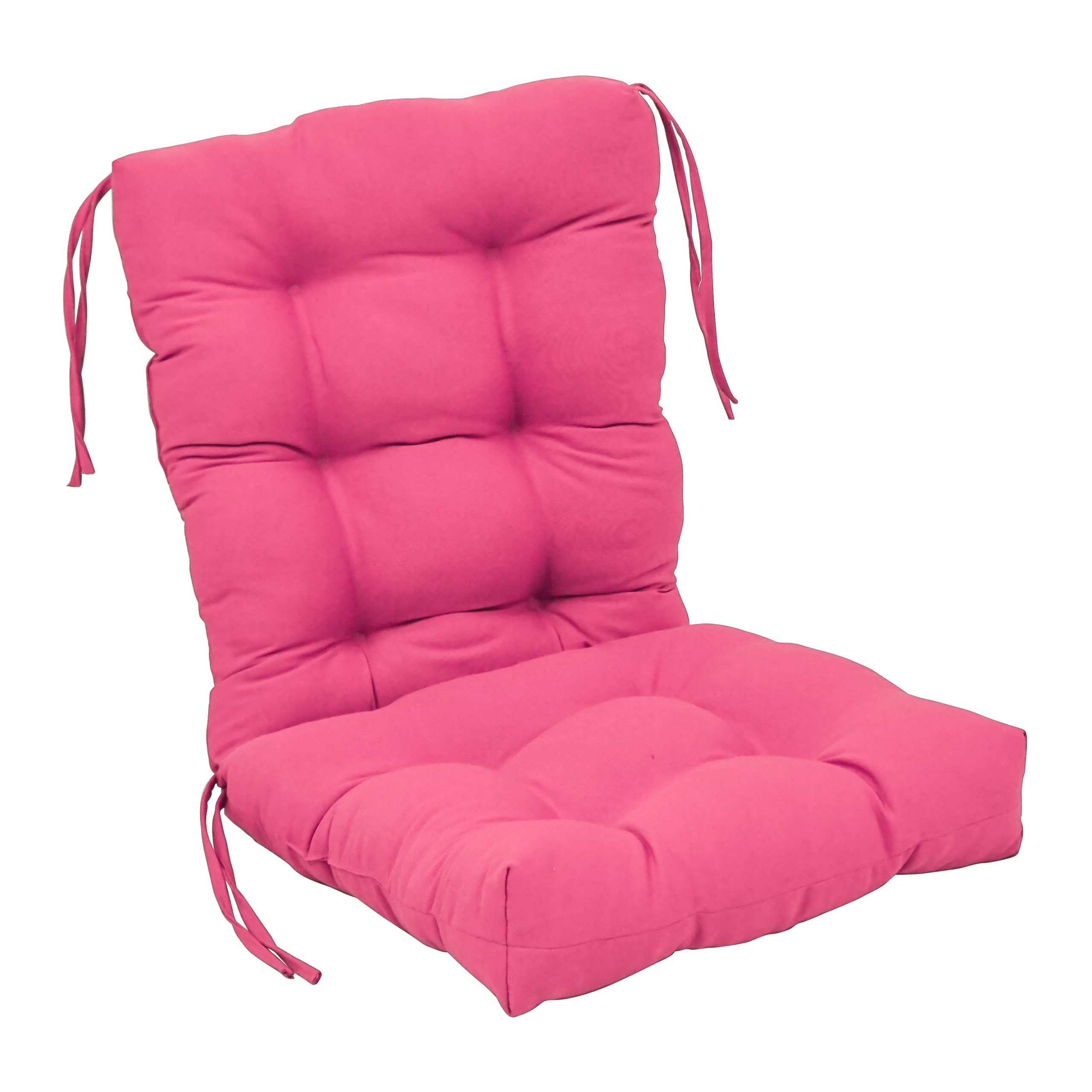 321c1d2643d1aae3749bd8b6fb4d8c8aabf9b71dd038bf14d8f7b36152b7a118.jpg Blazing Needles 18-inch by 38-Inch Solid Twill Tufted Chair Cushion - Image 1