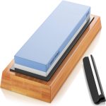 Premium Knife Sharpening Stone 2 Side Grit 1000/6000 Whetstone | Best