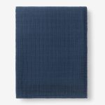 Cotton Blanket - Shoreline - Blue Size Full