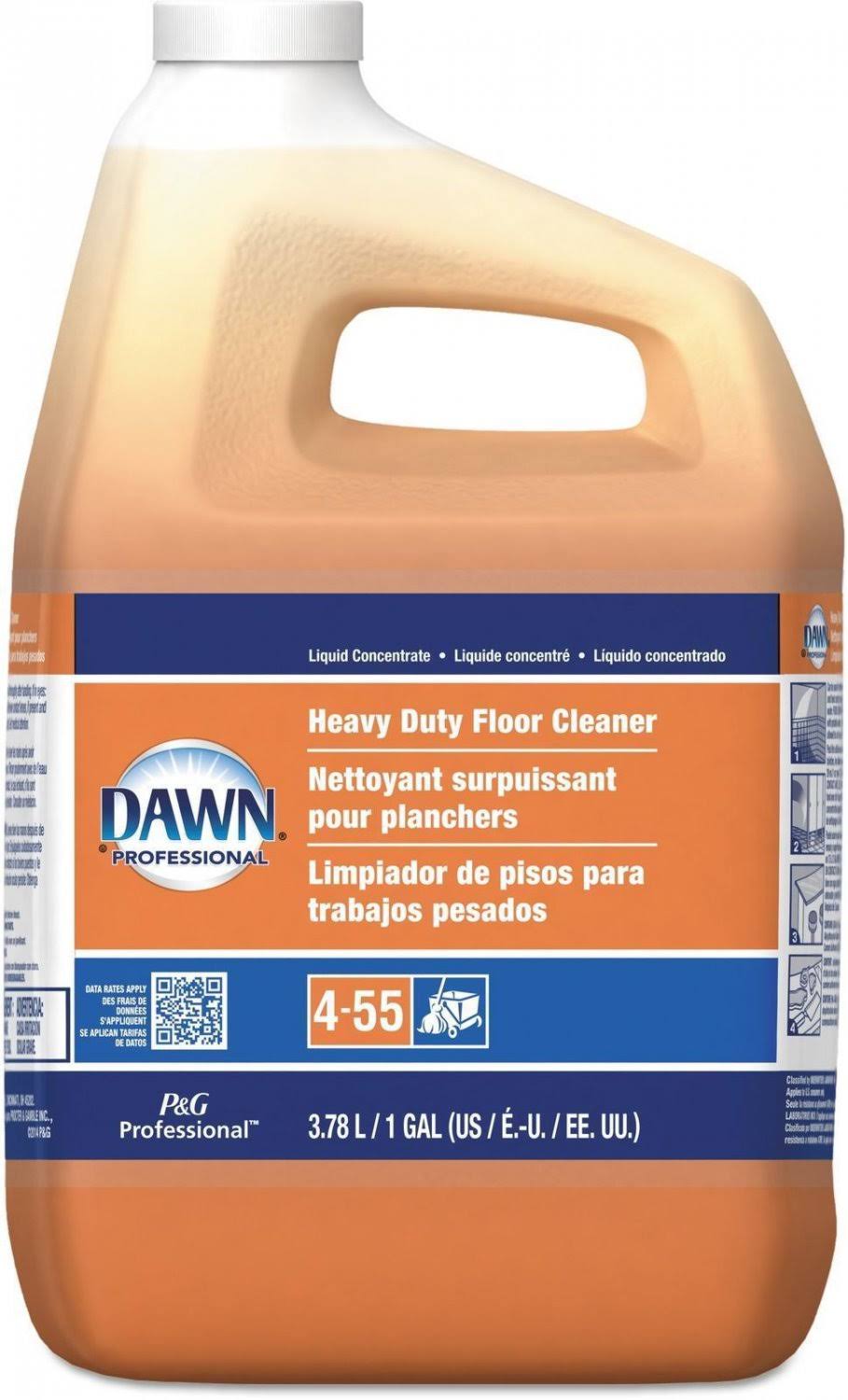 32bdba8739154d403c62b69e3fc1940d0016ebab71a3668b06c1994da066bbc5.jpg Dawn Professional Floor Cleaner, Heavy Duty - 3.78 l / 1 gal - Image 1
