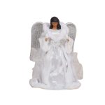 12" Lighted Angel in White Robe Tree Topper by Ashland | Michaels