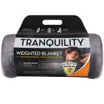 Tranquility Temperature Balancing Weighted Blanket with Washable Cover, 15 lbs