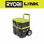 Ryobi Link Rolling Tool Box with Link Medium Tool Box