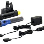 Streamlight Stinger C4 LED Rechargeable Flashlight with Piggyback Charger - blue