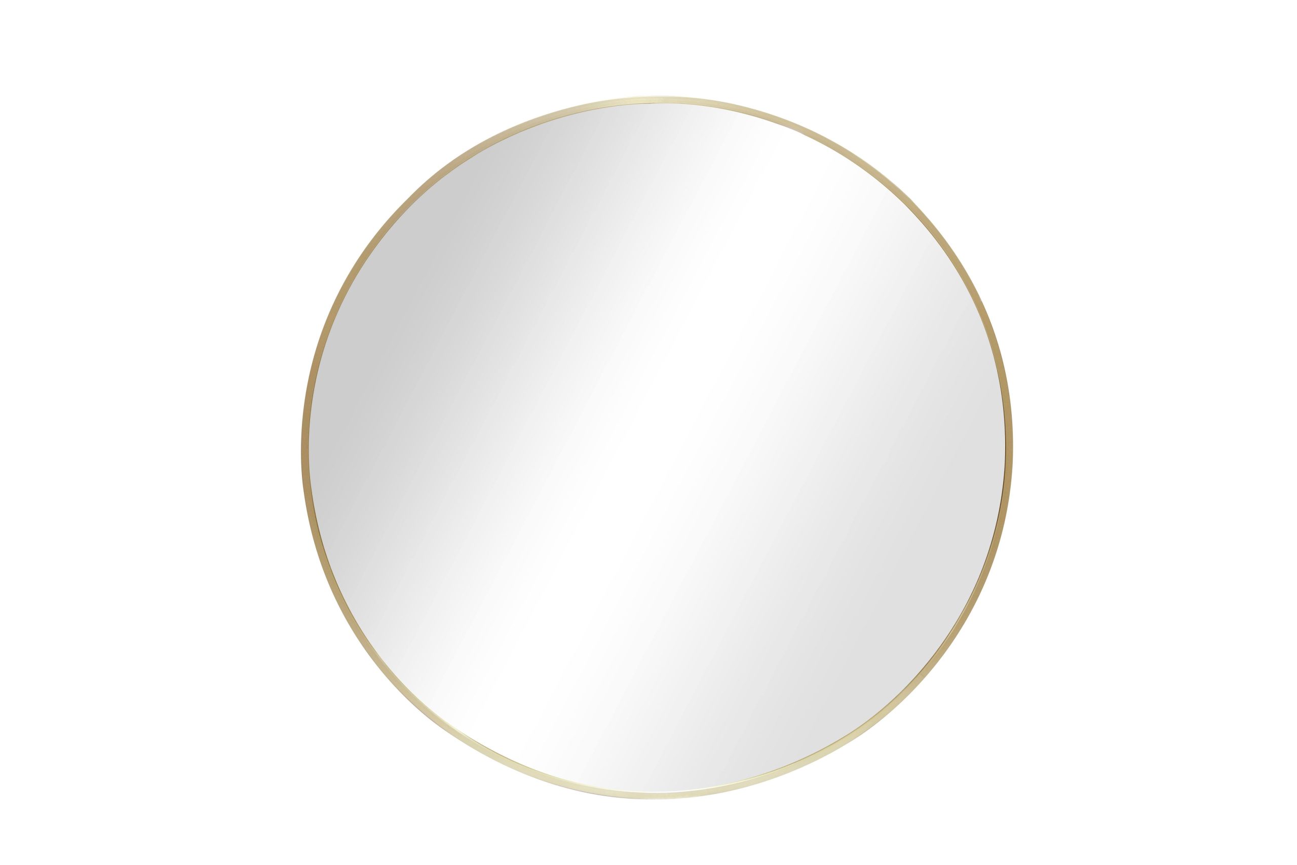 3371a6433405b009e259462e0e04ce5a14814d4e2de52fabeccf008bf3ba9945.jpg Better Homes & Gardens Round Wall Mirror - Gold - 28 in - Image 1