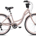 26 in. Bayside Women's Cruiser Bike. Rose Gold