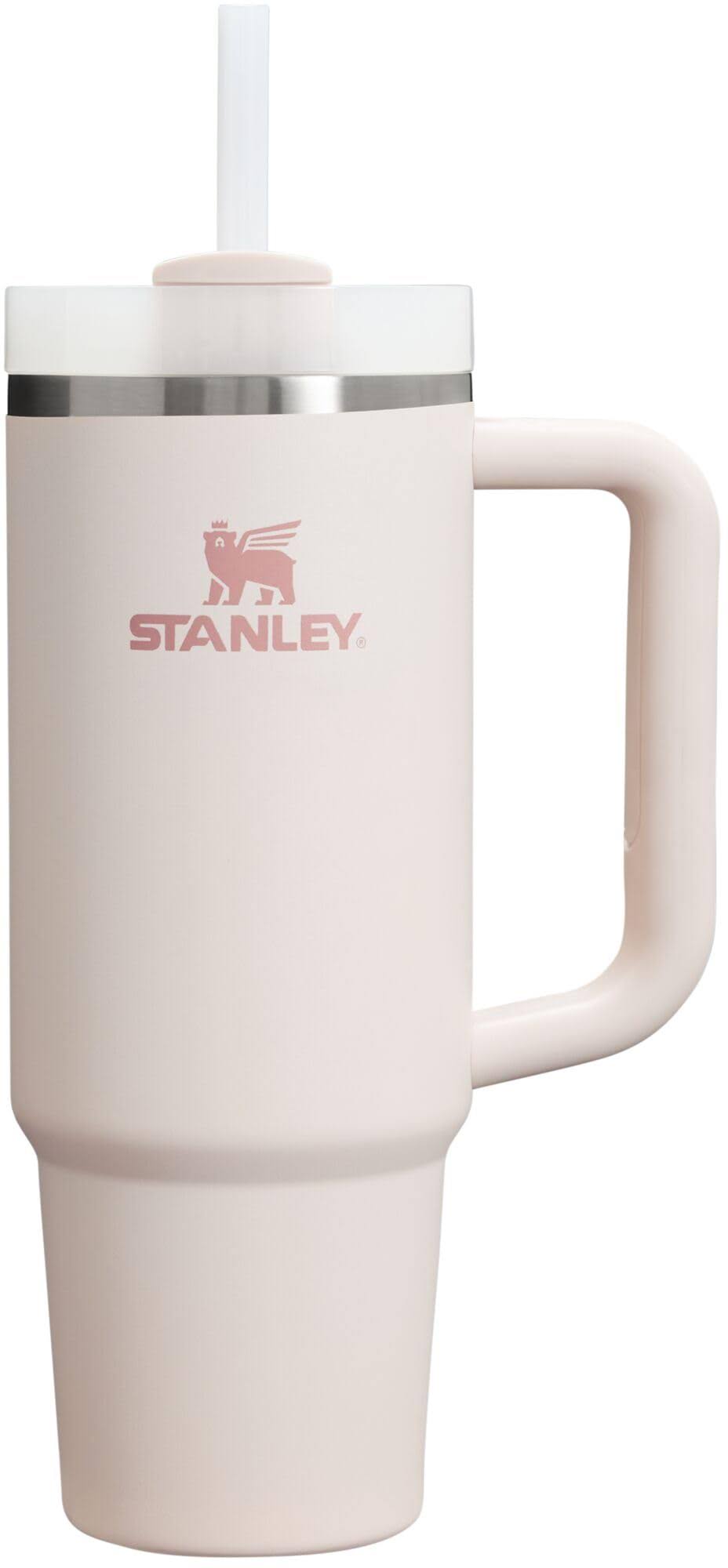 33a1d27b2ebd225b15f0ca1089ff4df4ce2b2d2d7de996665497a3a68460bc38.jpg Stanley 30 oz. Quencher H2.0 FlowState Tumbler, Rose Quartz - Image 1