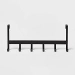Large Over The Door Hook 6 Hooks Matte Black - Brightroom