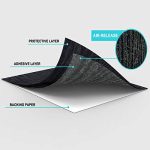 Abyssaly Black Wood Peel and Stick Paper 11.8 inch x 78.7 inch Decorative Self-Adhesive Film for Furniture Surfaces Easy to Clean Thickening Upgrade