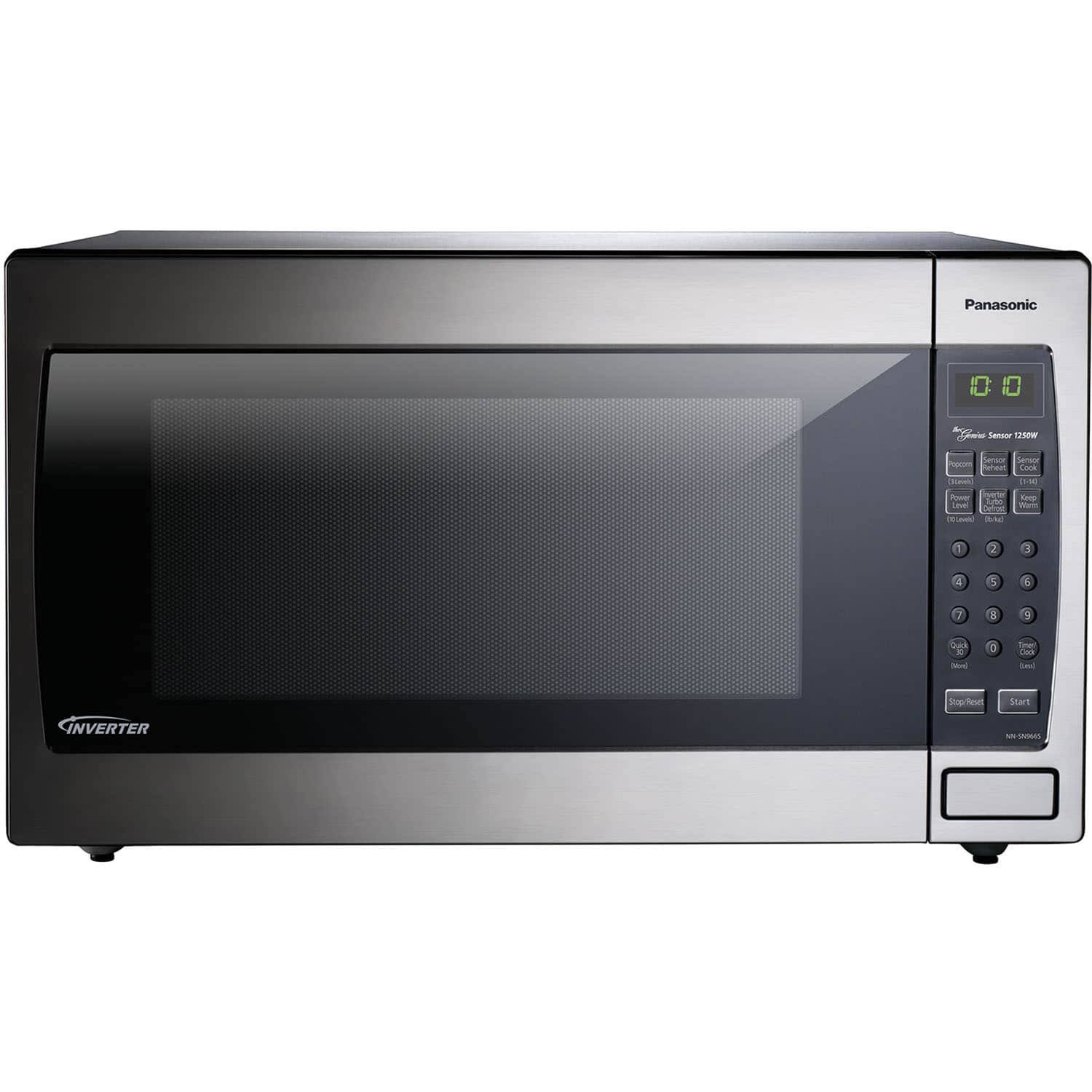 343b490e32f77a913698606c3abfd47bb132589e0305120c2a13ab29b6203583.jpg Panasonic 2.2 Cu. Ft. Stainless Steel Countertop Microwave Oven - Image 1