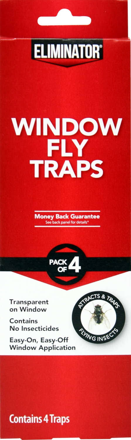 346ba0b3aae90d702b80af93e7c3b3f9557e0d10fecc03eb5ad301c0de35be14.jpg Eliminator Window Fly Traps - 4 Each - Image 1