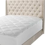 Maxi Down Alternative Cot Mattress Pad - 100% Cotton Shell, 300 Thread Count - Fitted & Highly Breathable Mattress Cover (Cot Size 33x75) (No Mattress